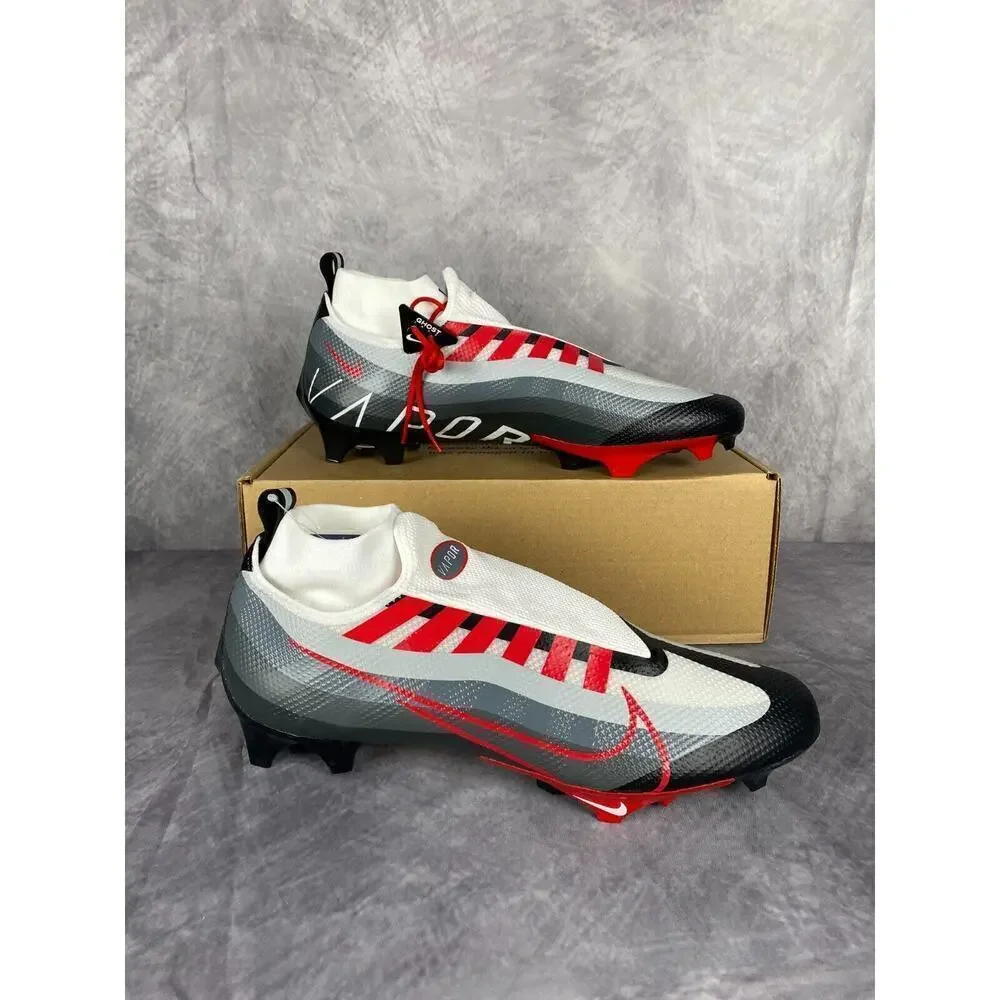 Nike Vapor Edge Pro 360 Football Cleats DQ3670-061 Red-Gray New Men's Size 16